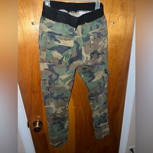MNML camo cargo pants